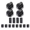 4pcs Stove Top Control Knobs Stove Knob Replacement Thermostat Stove Knob Stove Button For Kitchen Cookware