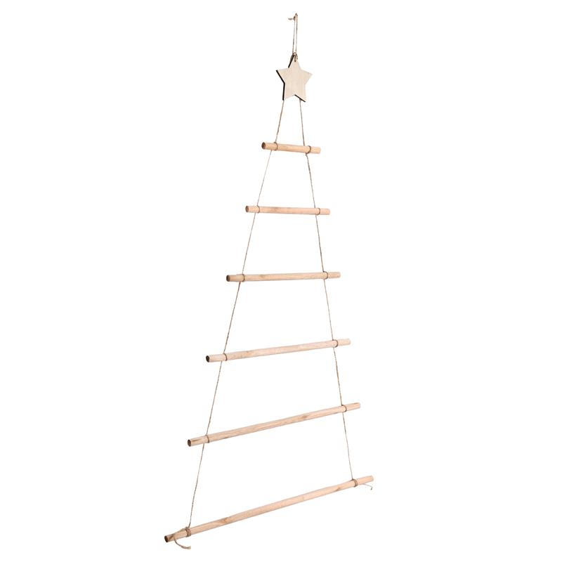 AEE4-DIY Wooden Christmas Tree Wooden Wall Hanging Christmas Tree New Year Decoration For Home Ornaments