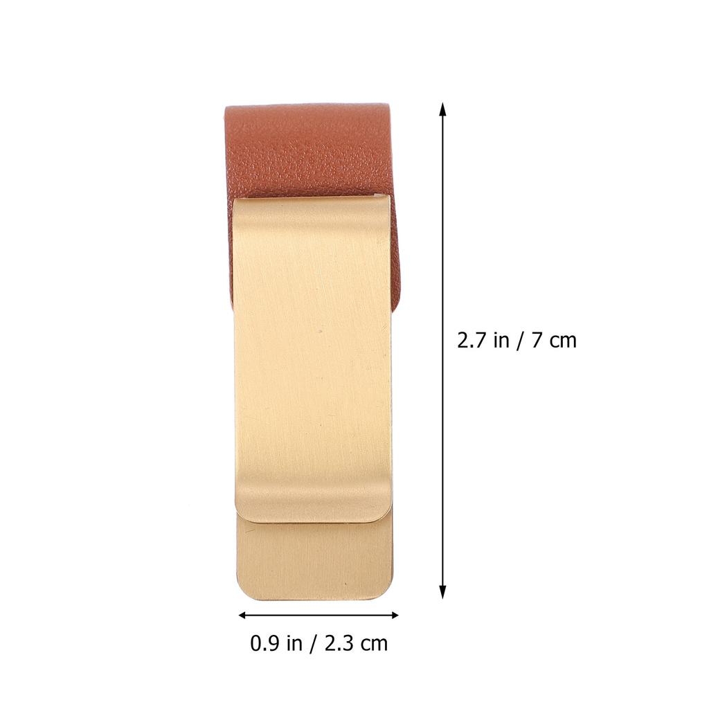 3Pcs Retro Metal Binder Clips Strong Grip File Clamp for Home Office Paper Sorting Organizing Stationery Supplies Test Paper