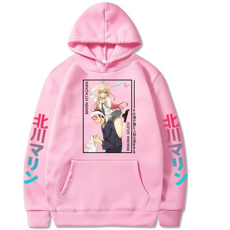 Kitagawa Marin Gogyo Shun Japanese Animation Hoodie Design Men's Women's Sweatshirt Fleece Oversized Couples Streetwear Hoodies