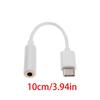 Set of 2pcs Type C Input 3.5mm Port Output Cable USB C to 3 5mm Adapter Cord Wire Tablet Phone Accessory
