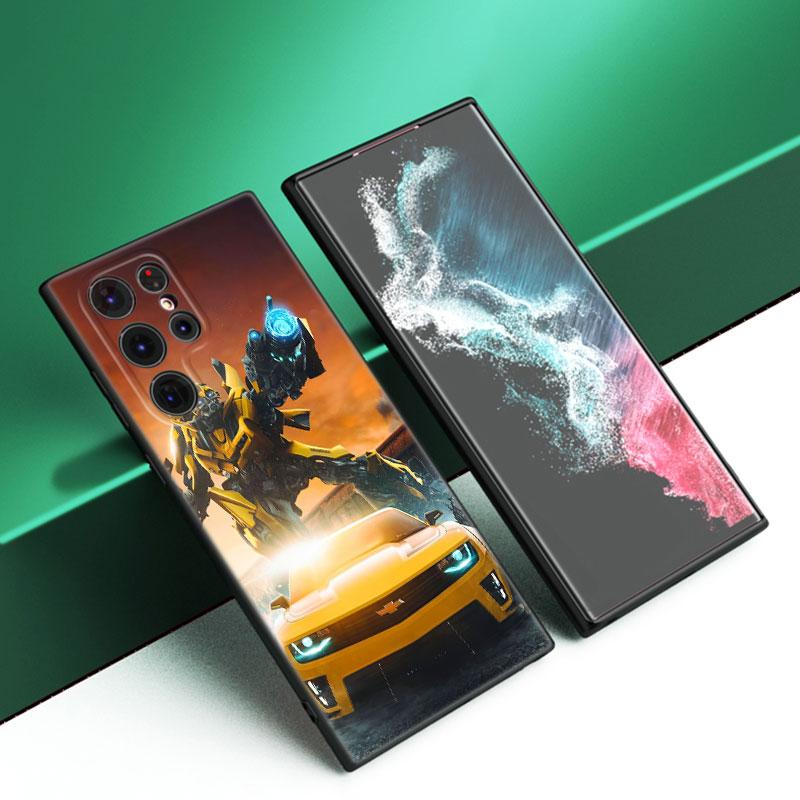 

Трансформеры Шмель Черный силиконовый чехол для телефона Samsung Galaxy S23 S21 S20 FE S24 S22 Ultra S10E S10 S9 S8 Plus Samsung S21 Ultra