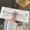 New Small Frame Irregualr Square Sunglasses Women For Men Luxury Brand Designer Sun Glasses Punk Popular Vintage Hip Hop Eyewear