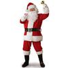 Unisex Santa Claus Costume Cosplay Santa Claus Clothes Performance Costume Set for Party and Christmas