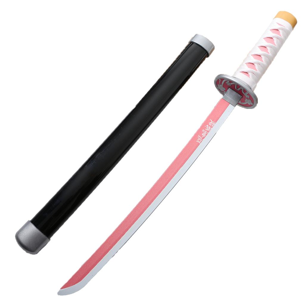 45cm Neuestes Cosplay Hagashi Akihito Kunststoff Katana Modell Rollenspiel Anime 18 Zoll Shinazugawa Sanemi Spielzeugschwert