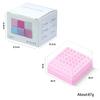 49 Holes Nail Drill Bits Storage Box White Pink Blue Empty Box Nail Drill Display Stand Manicure Accessoy Tools