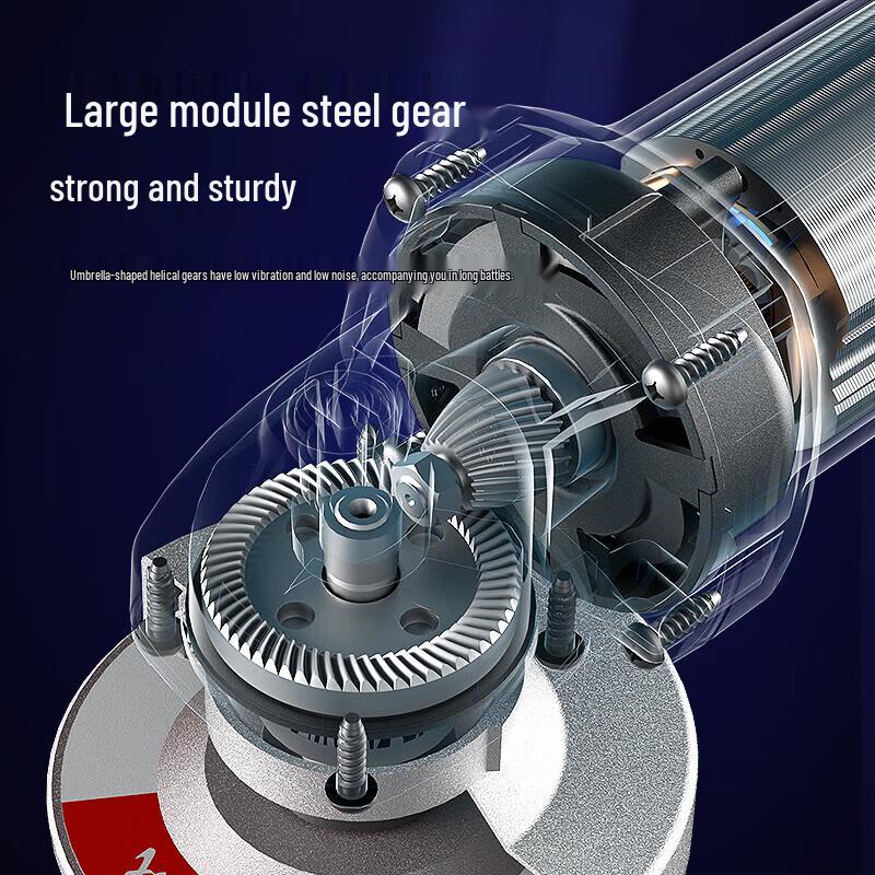 Dongcheng Industrial Grade Angle Grinder CN plug (adapter included)
