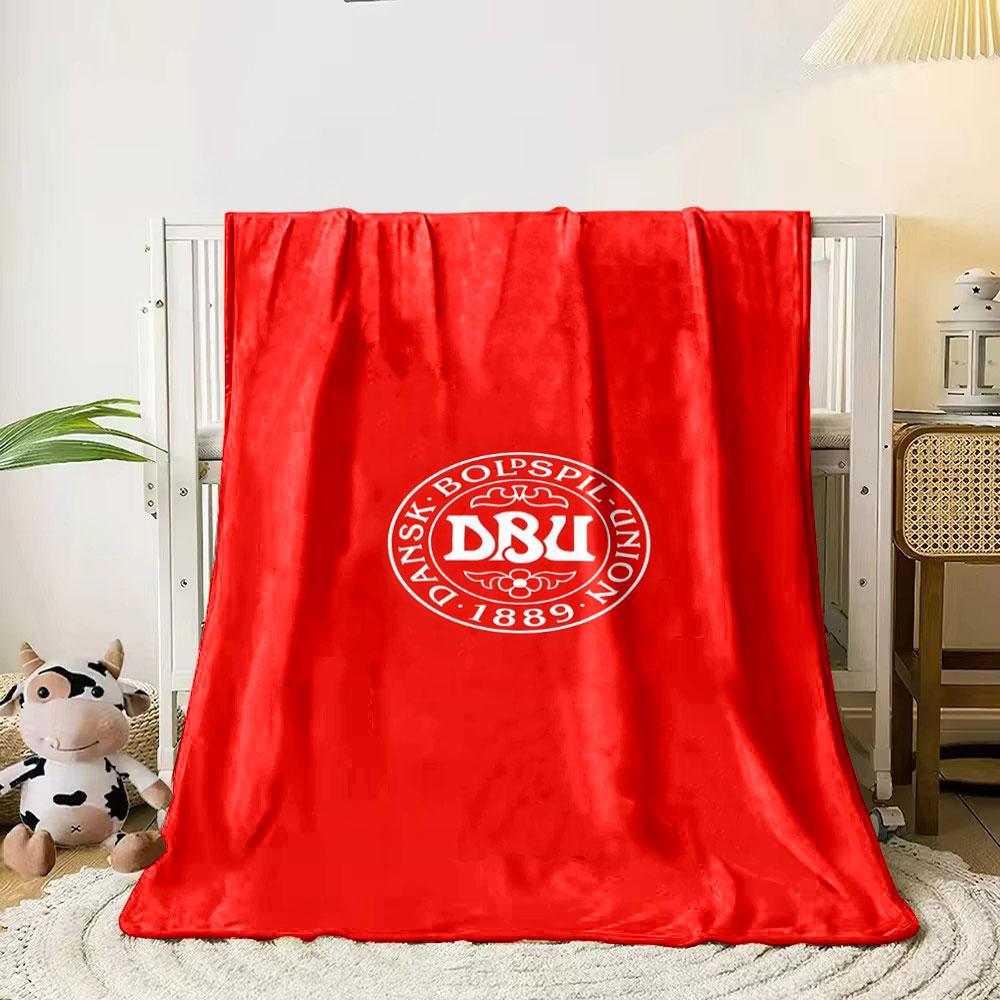 Red Blanket with DBU Emblem Design print blanket soft and cozy perfect for the living room bed sofa or a nap,gift