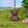 Cartoon Resin Bear Doll Women Men Cute Anime On Bag Car Trinket Jewelry Wedding Party Girls Gift Bag Charm