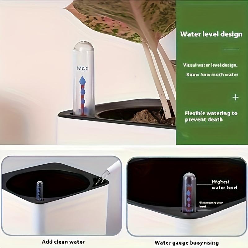 Six 180# plastic water level markers for gardens, water level markers for plant root rot control tools to help plants breathe and grow healthily