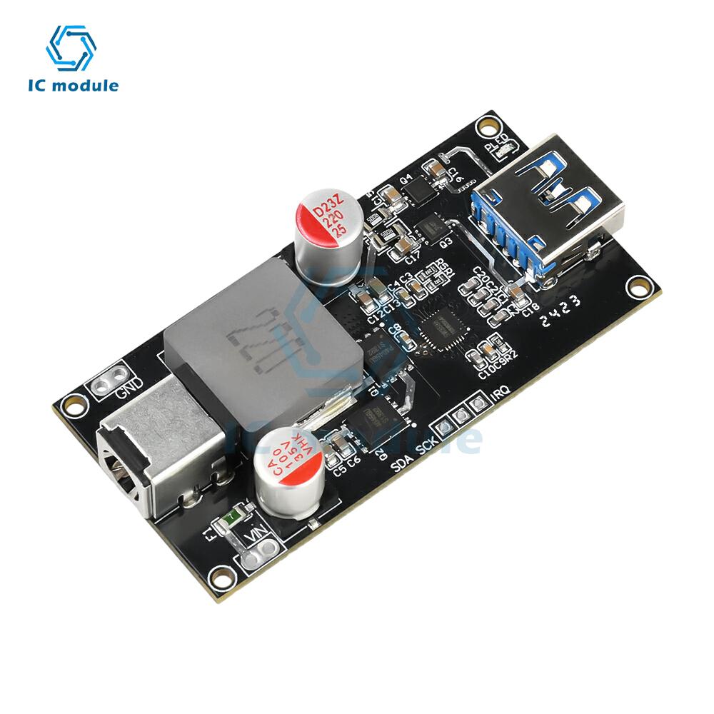 140W PD QC Multi-protocol Desktop Smart Fast Charging Module DC6-30V High Power DC USB Fast Charger Module