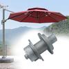 Patio Umbrella Accessories Handrail Bobbin Ring and Spool Bar Umbrella Replacement Parts for Courtyard Outdoor Patio Picnic Gray