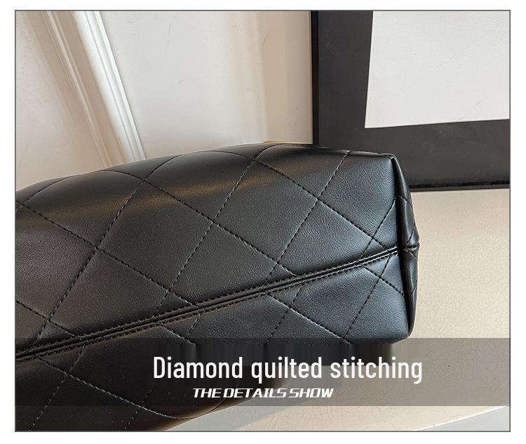 Damen Retro Farbblock Tragetasche mit Kette - Vielseitiger Schulter- & Umhängetaschen-Stil für den täglichen Gebrauch