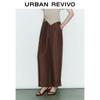 UR Women's Double Pleated Wide-Leg Trousers
