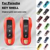 Pour Porsche Panamera Cayenne Macan 718 Cayman Boxster 911 Taycan Voiture 92 Étui à Clé Personnalisé Coque de Protection Housse de Télécommande