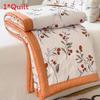 Airy Summer Lightweight Flower Printing Duvet With Quilting For Student Bedroom