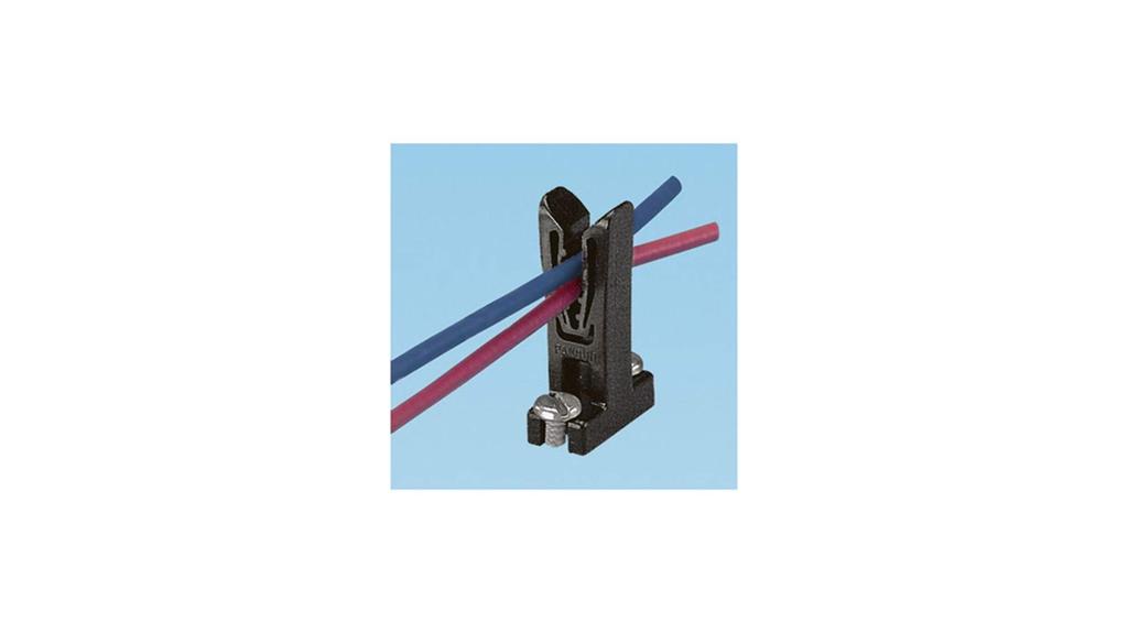 Panduit Corporation WEH-E8-C Wire End Holder Harness Board Accessory Black Cable Management Tool