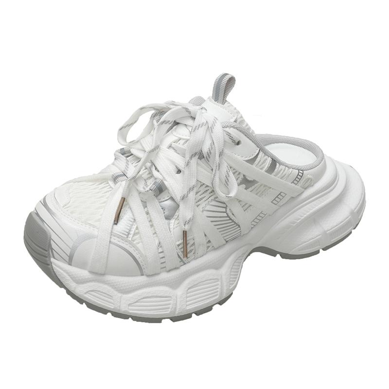 

Модные женские полушлепанцы на платформе, женские сандалии, удобные слипоны, кроссовки для женщин, трендовые мюли, сандалии для хайкинга для женщин, для улицы 35 бежевый