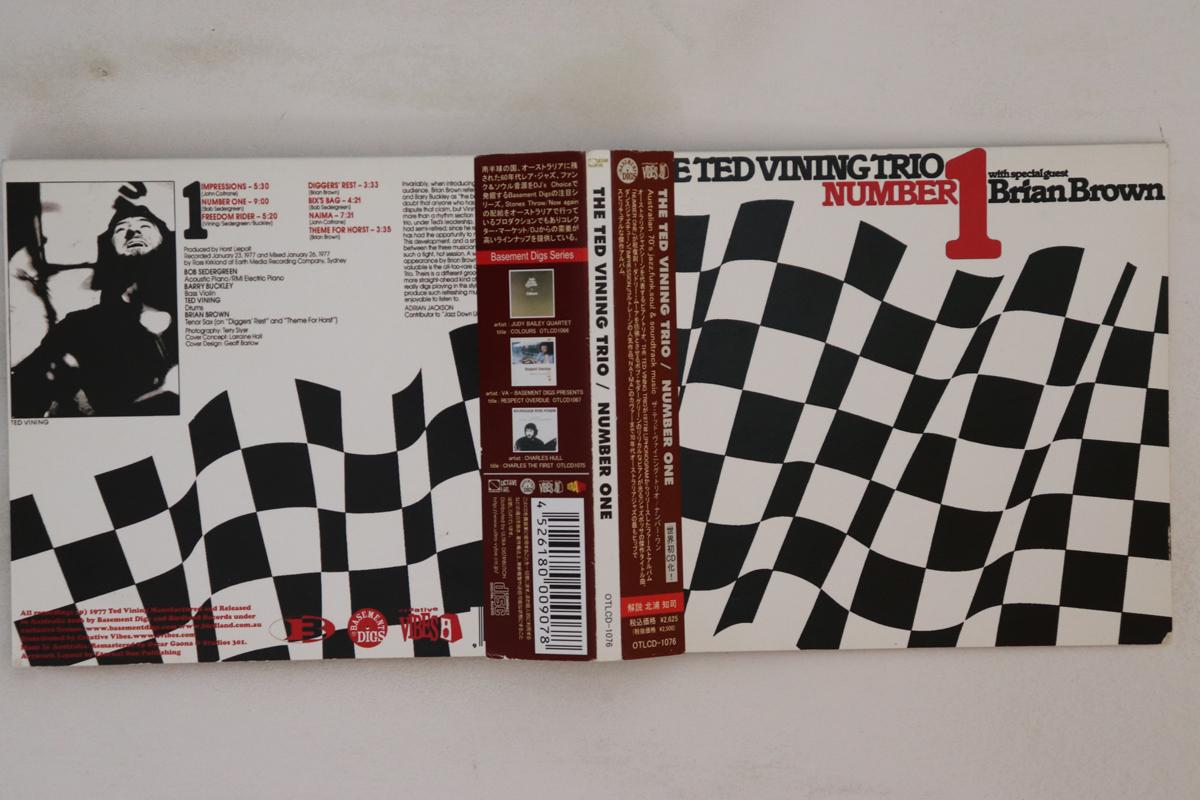 

CD TED VINING BRIAN BROWN Number One OTLCD1076 BIRDLAND 2006 Japan Obi Jazz Used