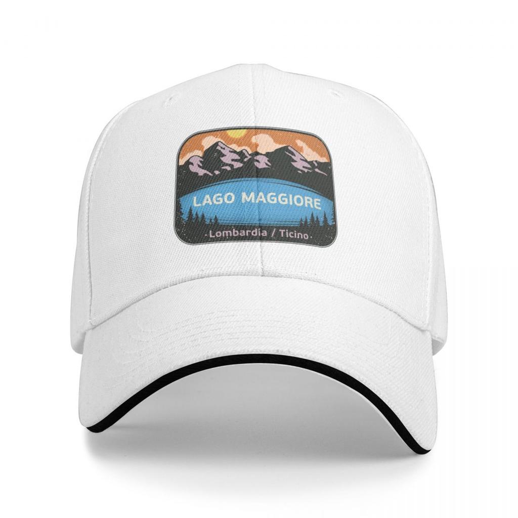 Lake Maggiore Lago  Italy  Switzerland Baseball Cap derby hat foam party Hat Ball  Womens Hats For The Sun Mens