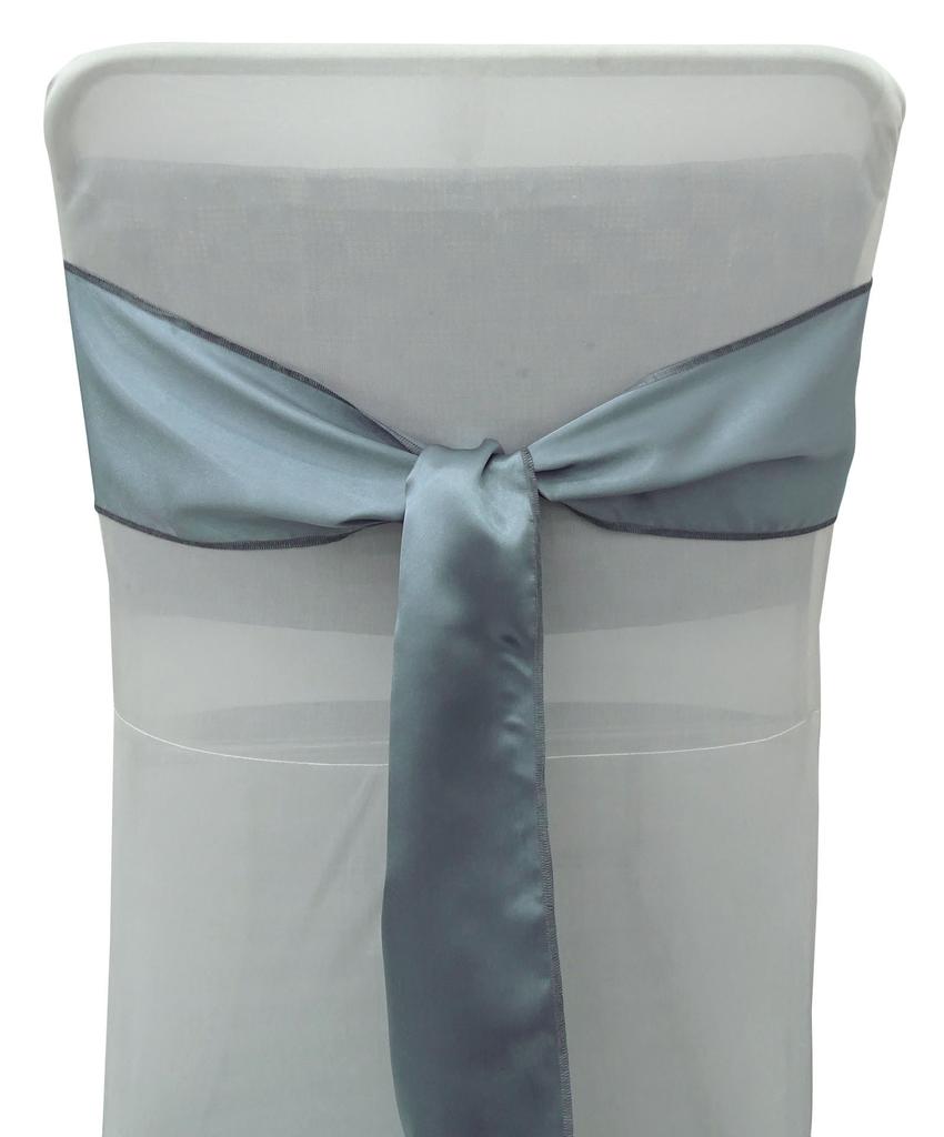 Darling Souvenir Pack Of 125 Satin Chair Sashes Bow Sash For Wedding & Events Supplies Party Decoration Chair Cover Sash - Colors