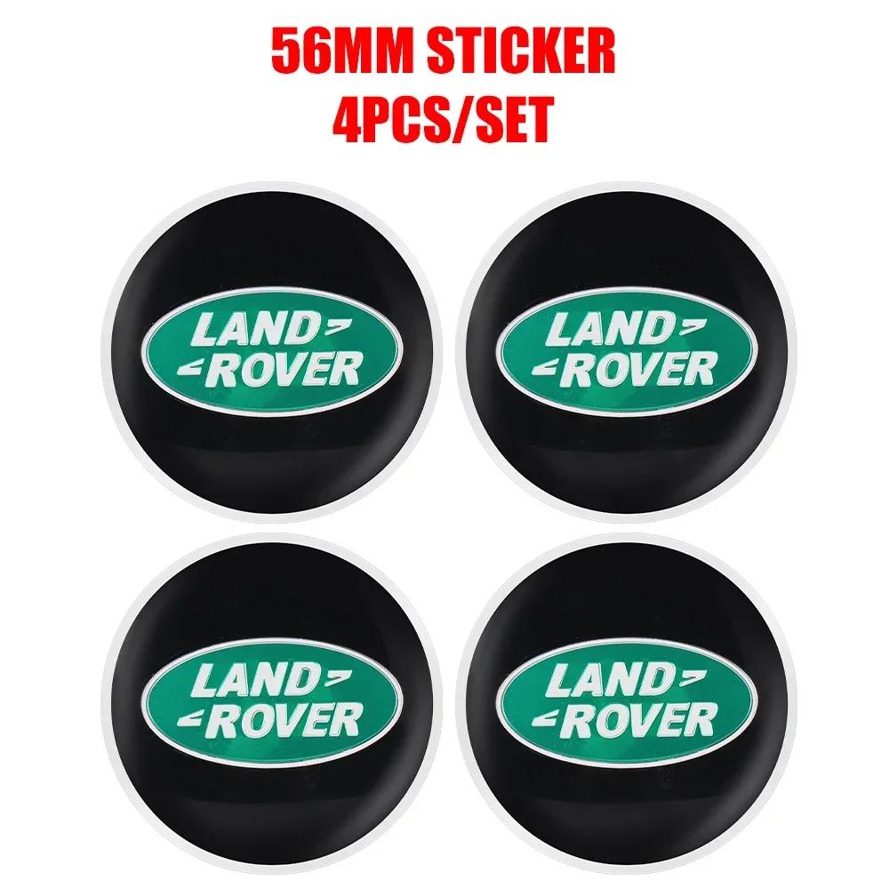 For Land Rover Range Rover SVR 2 Evoque Discovery 3 Freelander  56mm Car Wheel Center Hub Cap Tire Cover Sticker Decoration