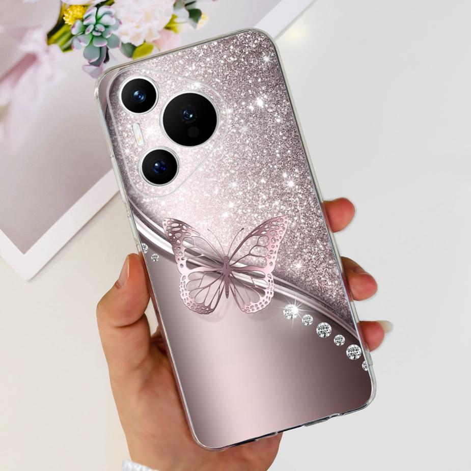 For Huawei Pura 70 Pro Plus Case Stylish Painted Cover Clear Silicone Phone Cases For Huawei Pura 70 Pro Pura70 Pro+ Soft Fundas
