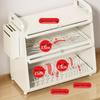 YouShu 3-Tier Foldable Wall-Mounted Dish Rack