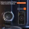 Wireless PTT Button for ZELLO Walkie Talkies Bluetooth-compatible Network Required Persistent Connection Push-to-Talk Switch Controller for
