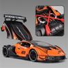 1/24 Lamborghini Essenza SCV12 Alloy Sports Car Model Diecasts Metal Toy Vehicles Car Model Collection Simulation Sound Light Childrens Gift