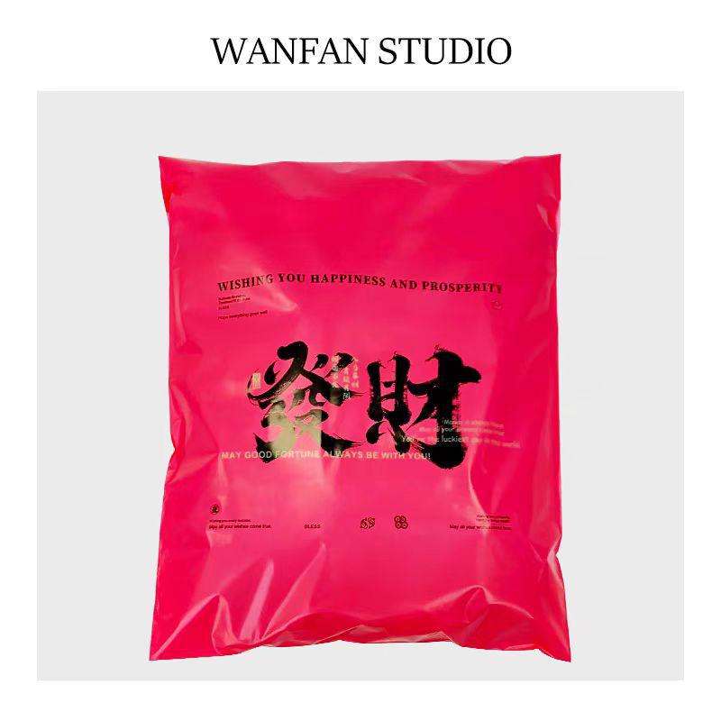 Thickened Pink Bow Clothing Packaging Bag for Express Transport