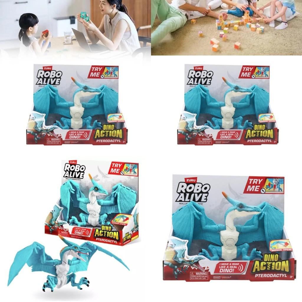 Robo Alive Dinosaur Action Figure Toy With Plastic Material For Kids Play And Interest Development