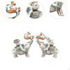 1 Pair Elephant Statues Ornament Fengshui Decoration Traditional Decorative Handicraft for Office