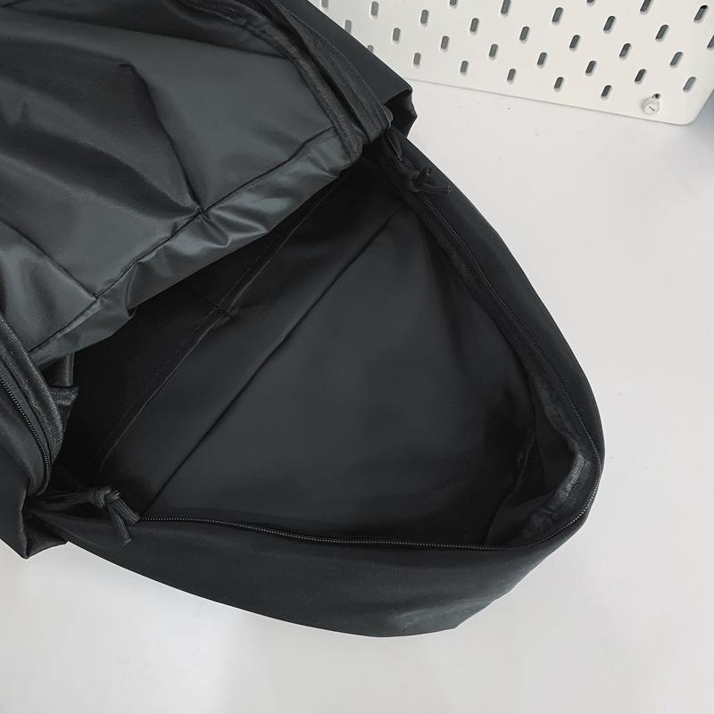 Women Solid Color Backpack Men's Backpack Lightweight Travel Computer Bag Student Schoolbag