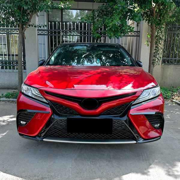 Vordere Windabweiser Aufkleber für 2018-2020 Toyota Camry 8. Generation Stoßstangen Spoiler (1 Paar)