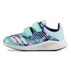 Adidas Fortarun Wide Cf K Velcro Thick Sole Sports Durable Kids Casual Shoes Light Blue Kids Shoes CP9614