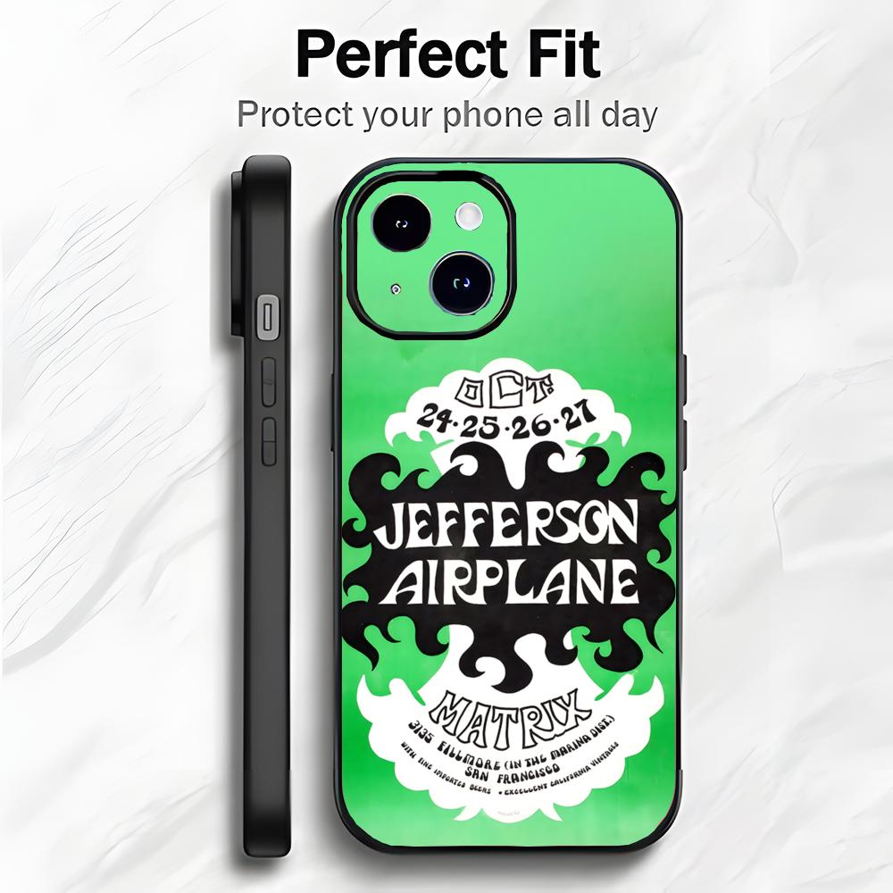 Amerikanische Rockband J-Jefferson Airplane Handyhülle Handyhülle Weiche Verpackung Leicht Für iPhone17 16 15 14 13ProMax