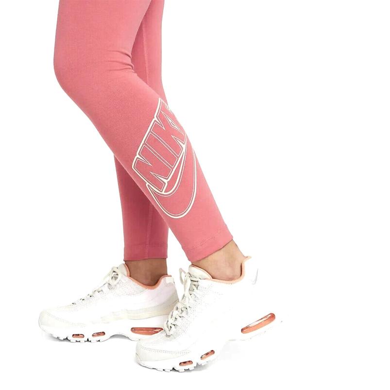 Nike Kids Large Logo Print Slim Fit Sports Pants Kids bottoms Pink DN1853-603