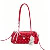 Fashionable Young Girl Style Bow Tie Bag with Shoulder Strap and Side Pocket Bag