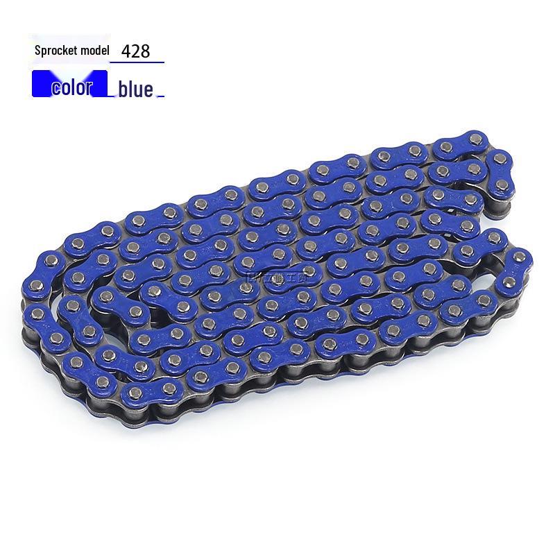 Colored 428 Chain for Go-Karts, ATVs, Dune Buggies, and Off-road Motorcycles