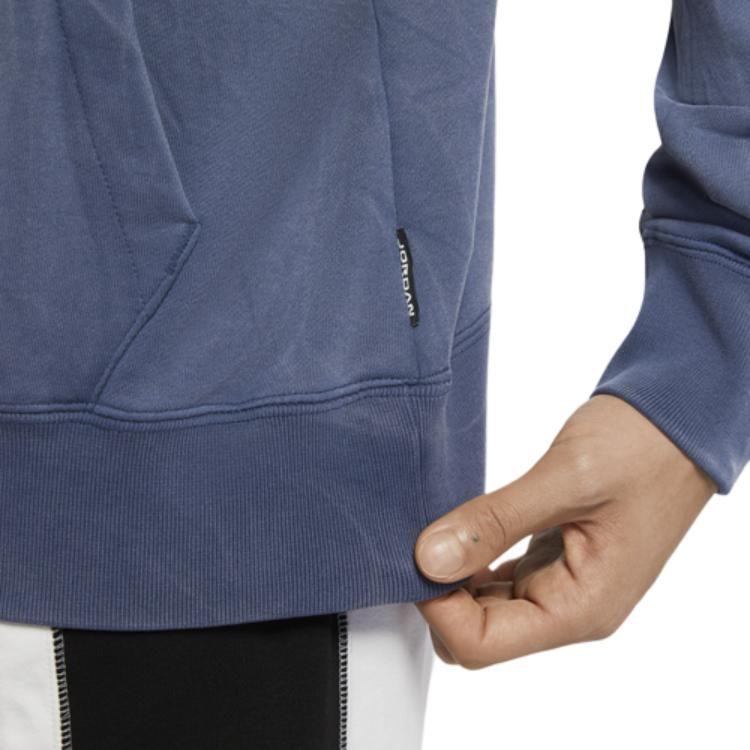 Jordan 13 Legacy Sweatshirts Men's Light Azure Blue Hooded Moderate Regular CW0822-450