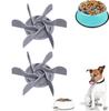 2 Pack Slow Feeder Dog Bowls Insert, Silicone Slow Feeder Insert for Slow Down Eating, Slow Feeder Bowl Insert for Regular Small Medium Large Size