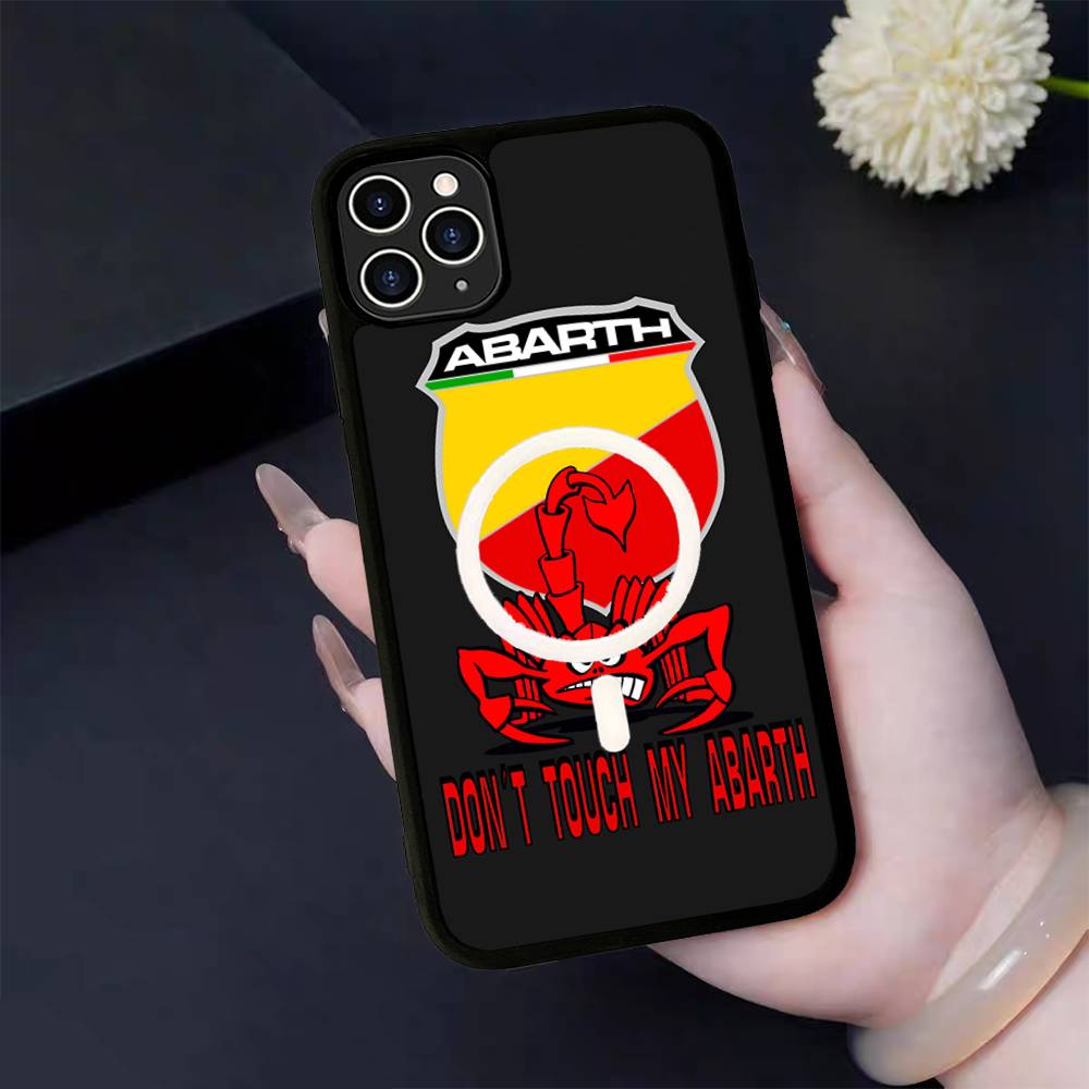 A-Abarth LOGO For Magsafe Magnetic Phone Case For IPhone 17 16 Pro Max 15 Plus 14 13 12 11 Cover