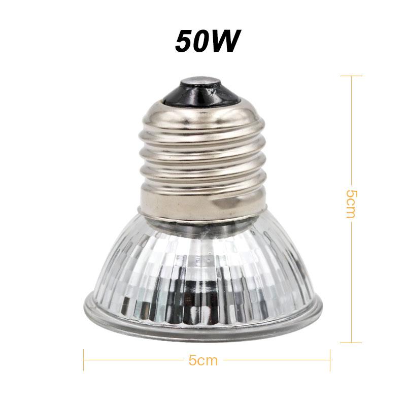 220V Pet Heat Lamp Ceramic Animals Heating Lamp No Light Bulb Pet Brooder Chickens Far Infrared Reptile Lamp 25W 50W 75W 100W