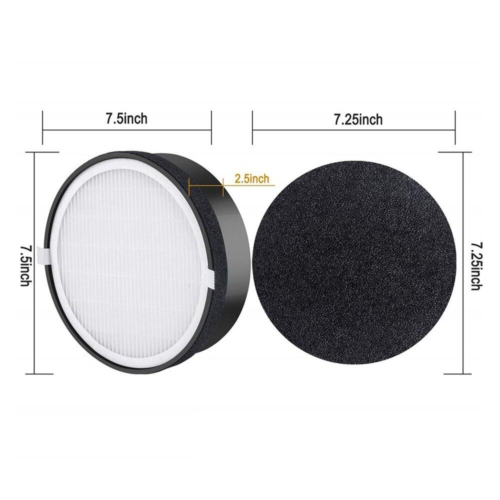 Hepa Filter Replacements For Levoit Air Purifier LV-H132 LV-H132-RF Activated Carbon Filter Parts Cleaning Air Purifier Part