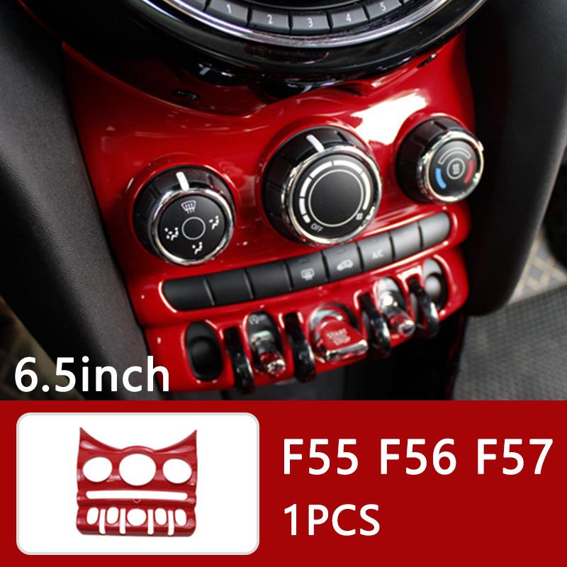 Auto Innenraum ABS Kunststoff Dekorationsabdeckung Roter Modifizierter Aufkleber für BMW MINI Cooper S F54 F55 F56 F57 F60 CLUBMAN Autozubehör