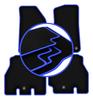 CARLUX-BLUE Car Mats For: Jeep Wrangler JL 5 Doors (2018-2023)