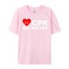 Cpr Instruktor Ekg Srdeční tep Ženy Muži Tričko Topy & Trička Cpr Aed Instruktor Srdeční tep Trička Vtipná Bavlněná Pánská Trička