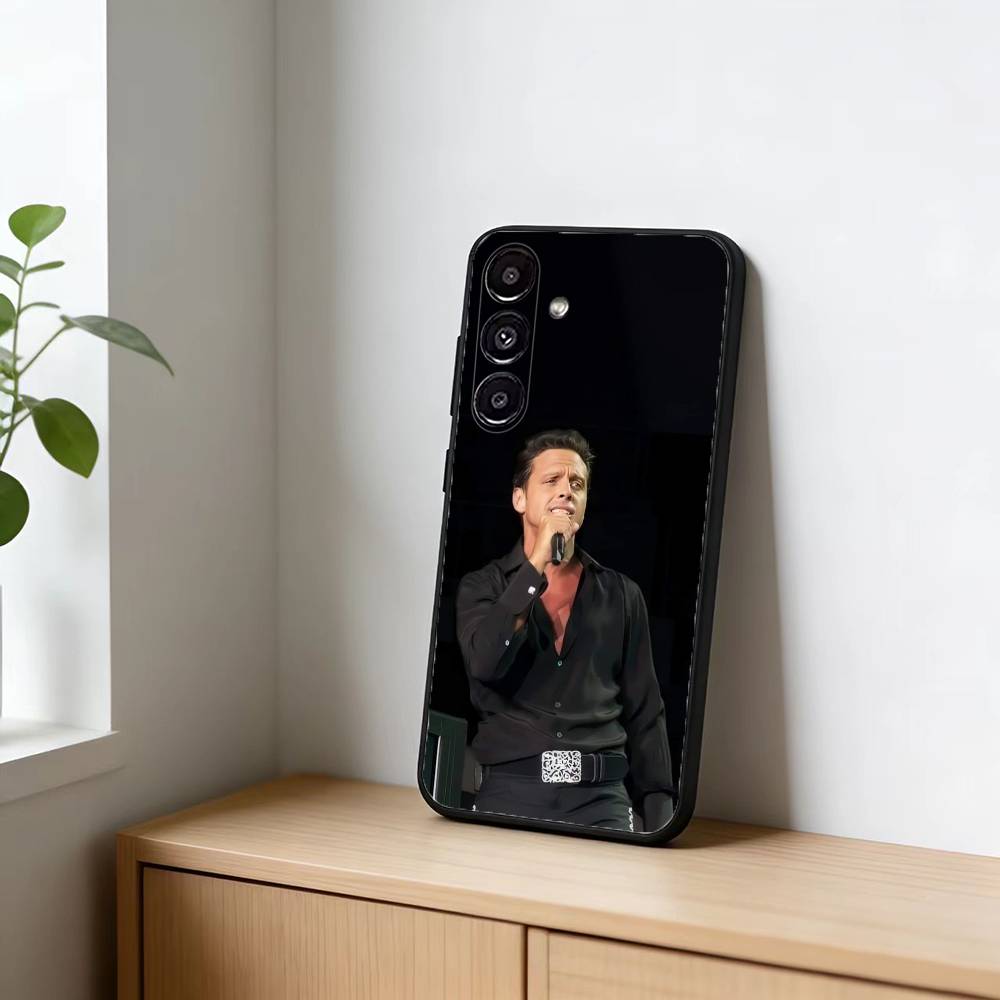 L-Luis M-Miguel Mexico Singer Phone Case For Samsung Galaxy A91,80,73,72 ,71,53,52,32 ,31,22,21s,20,Soft Black Case