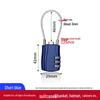 Metal Combination Padlock for Suitcases, Backpacks, Gym Lockers, Doors, and Windows - Zinc Alloy Anti-theft Lock.